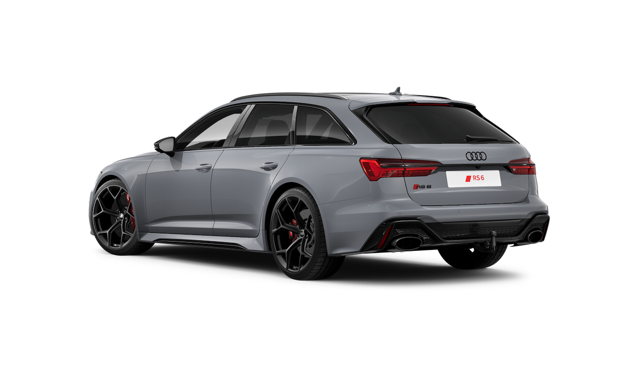 AUDI RS6 AVANT PERFORMANCE | NOVÉ AUTO SKLADEM | super sportovní kombi | V8 biturbo 630 koní | šedá Nardo s černou kůží | maximální výbava | VIP sleva | nové české auto ihned k předání | nákup online | AUTOiBUY.com